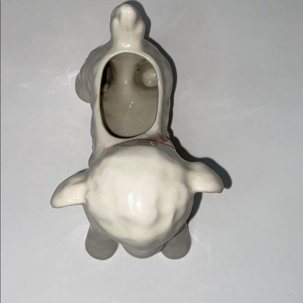 Vintage lamb ceramic planter vase - Picture 3 of 4